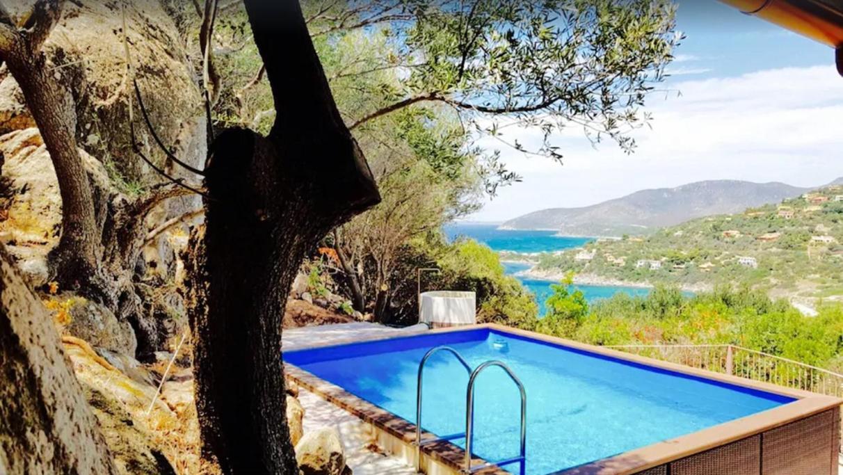 Villetta With Heated Pool And Panoramic View Торре-делле-Стелле Экстерьер фото